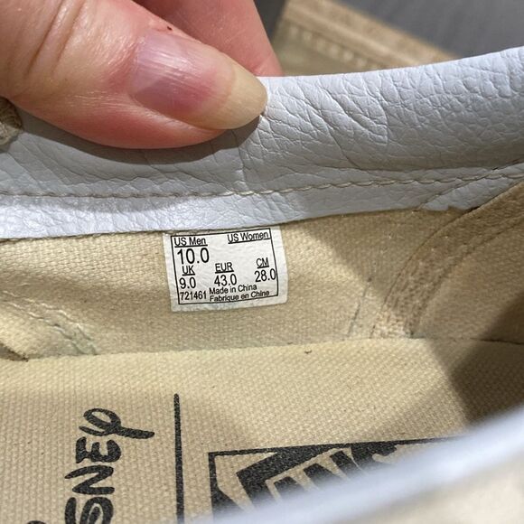 Vans Cream Minnie Mouse Slip-On Sneakers - Picture 13 of 15